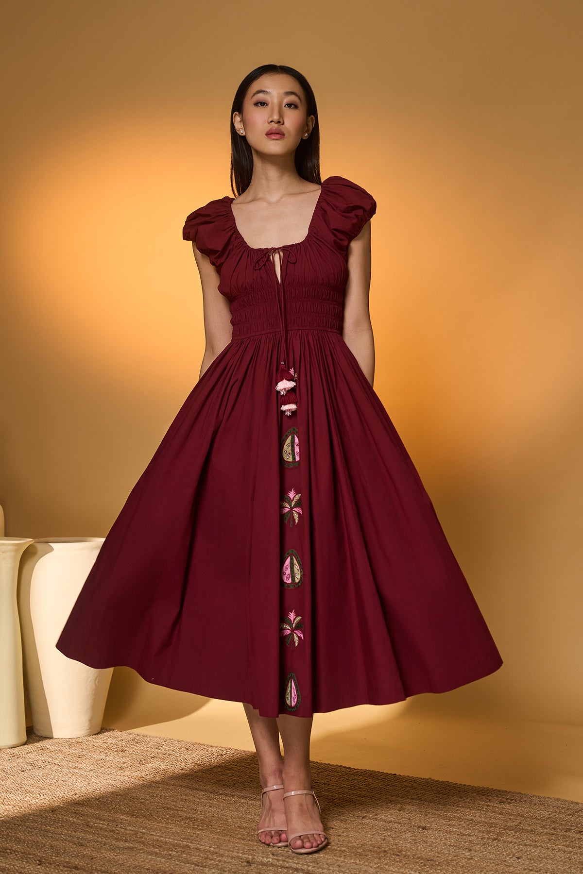 maroon and orange dress Burnt Orange Floral Lace Illusion Top Mermaid Trumpet Chapel Tail Brid SposaBridal