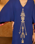 Sapphire Tribal Whisper Kaftan