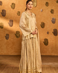 Oatmeal Crane Dawn Skirt Set