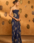 Navy Blue Cherry Vine Fusion Set