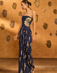 Navy Blue Cherry Vine Fusion Set