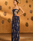 Navy Blue Cherry Vine Fusion Set