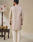 Grey Astral Bloom Kurta Set