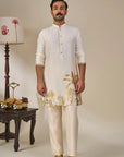 Ivory Backwater Postcard Kurta Set