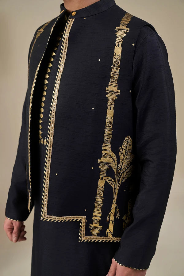Black Malabar Grove Bandi Set