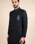 Midnight Blue Bandhgala