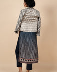 Midnight Blue - Ivory Reversible Ika Jacket