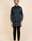 Midnight Blue Nehru Jacket
