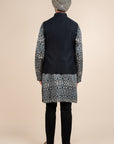 Midnight Blue Nehru Jacket