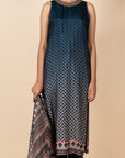 Midnight Blue - Nugrey Ombre Tunic Set