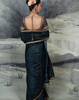 Midnight Blue Saree Set | Baroda