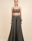 Midnight Blue Sharara Set