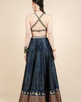 Midnight Blue Skirt Set