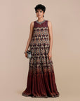 Mulbery Purple Anarkali