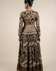 Multi-Hued Printed Anarkali