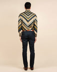 Multi-Hued Striped Shirt