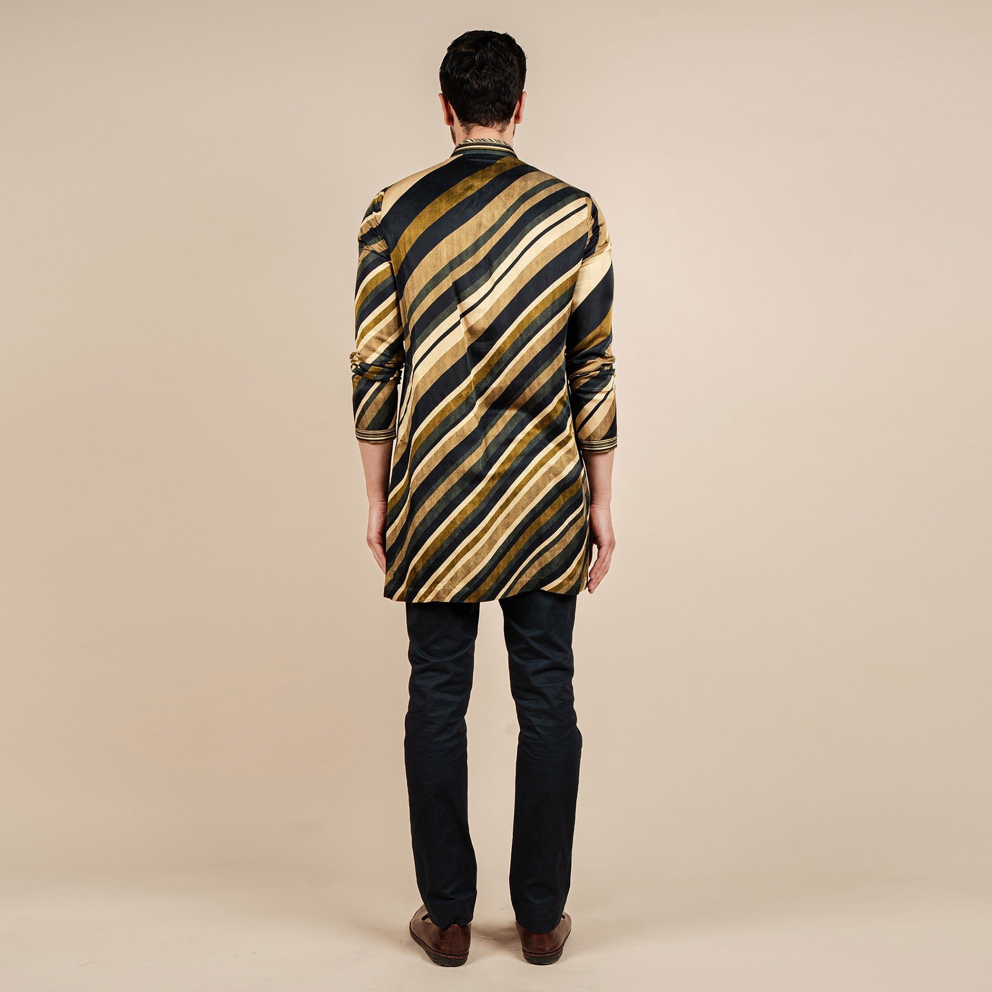 Multicoloured Striped Kurta