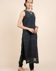 Navy Blue Tunic Set