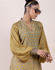 Olive Yellow Long Top