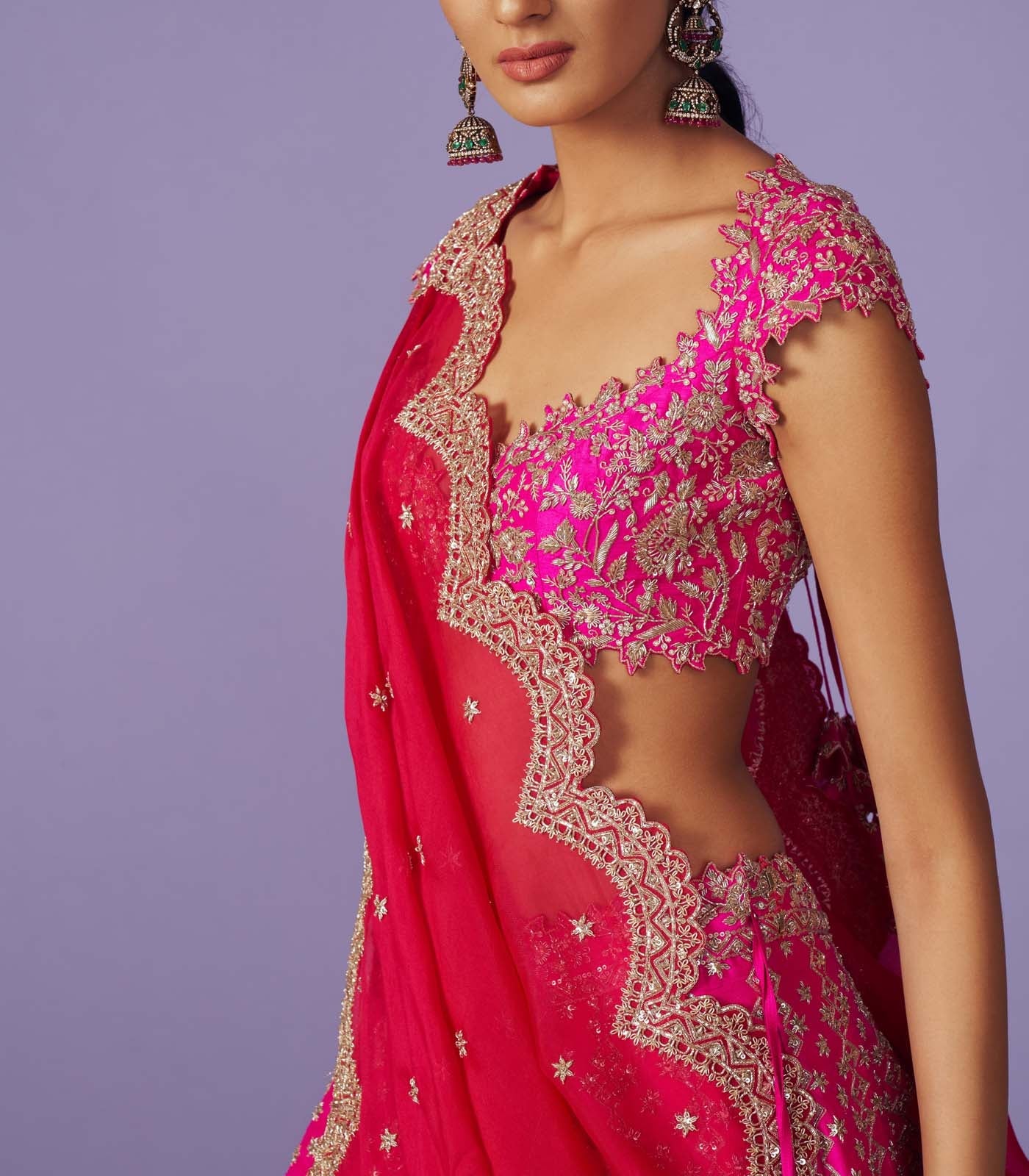 Creeper Lehenga Set
