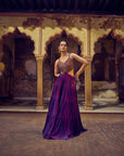 Ghagri Maxi - Purple