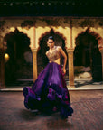 Ghagri Maxi - Purple