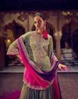 The Noorani Kurti Set - Green