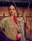 The Noorani Kurti Set - Green