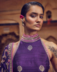 Mughal Gharara Set - Purple