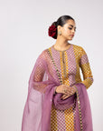 Mustard Multicolor Kurta Set