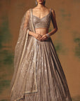 The Champagne Glow Lehenga Set - Ready to Ship