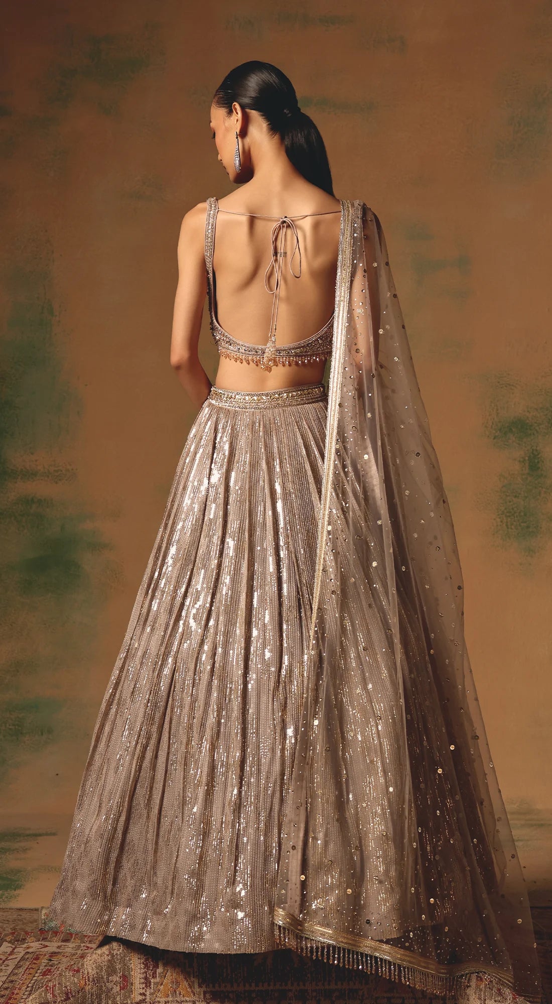 The Champagne Glow Lehenga Set - Ready to Ship