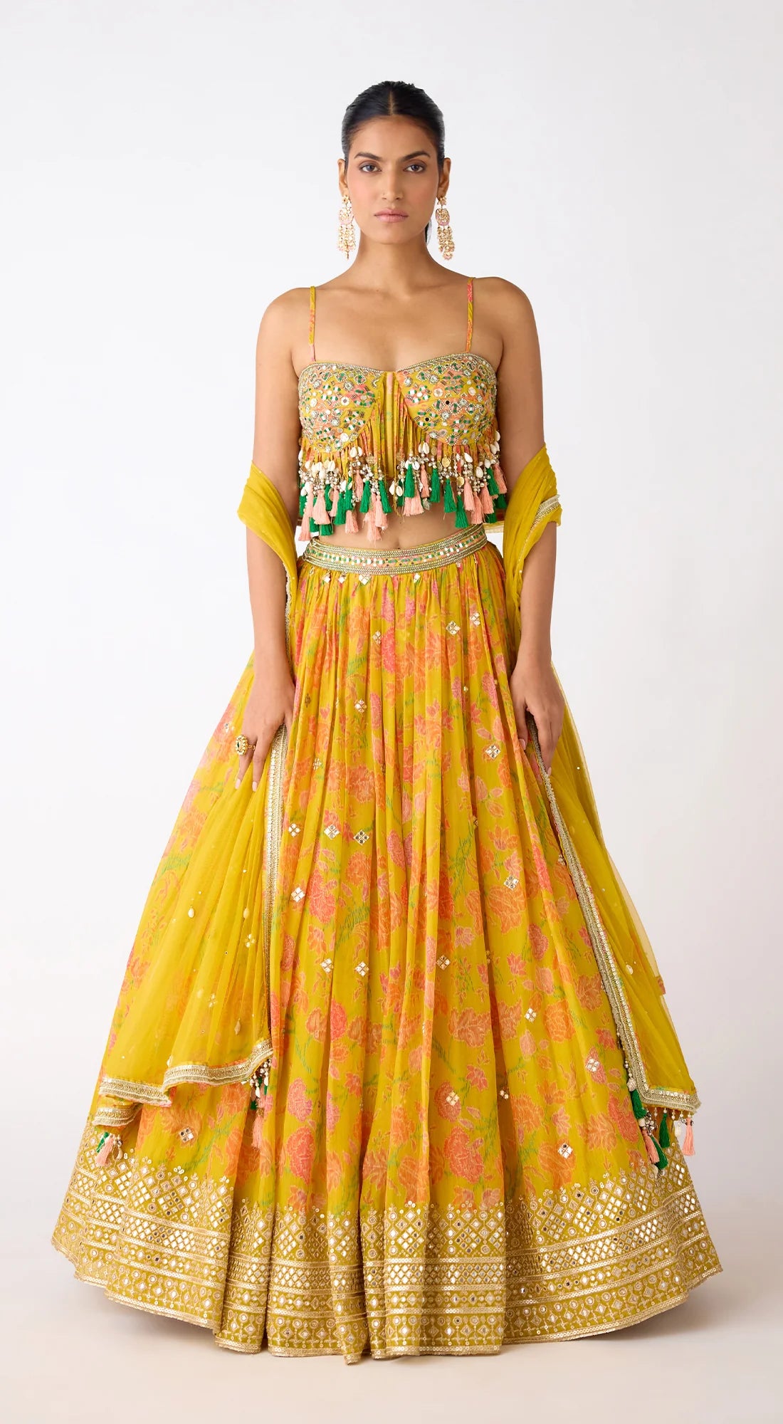 The Amber Radiance Lehenga Set - Ready to Ship