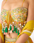 The Amber Radiance Lehenga Set - Ready to Ship