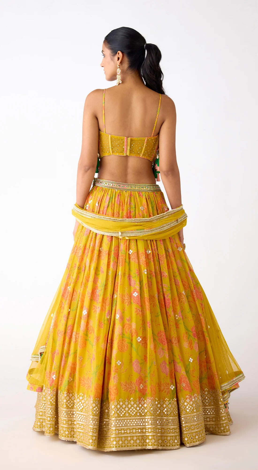 The Amber Radiance Lehenga Set - Ready to Ship