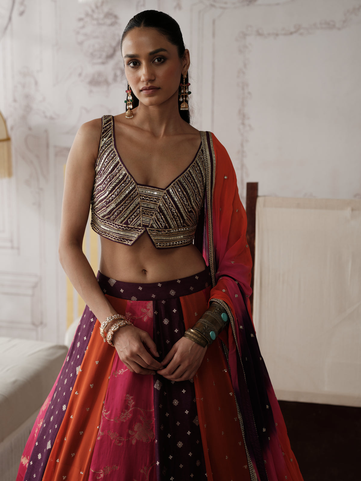 Gulnaar Royale Embroidered Lehenga Set