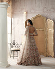 Champagne Mosaic Embroidered Lehenga Set