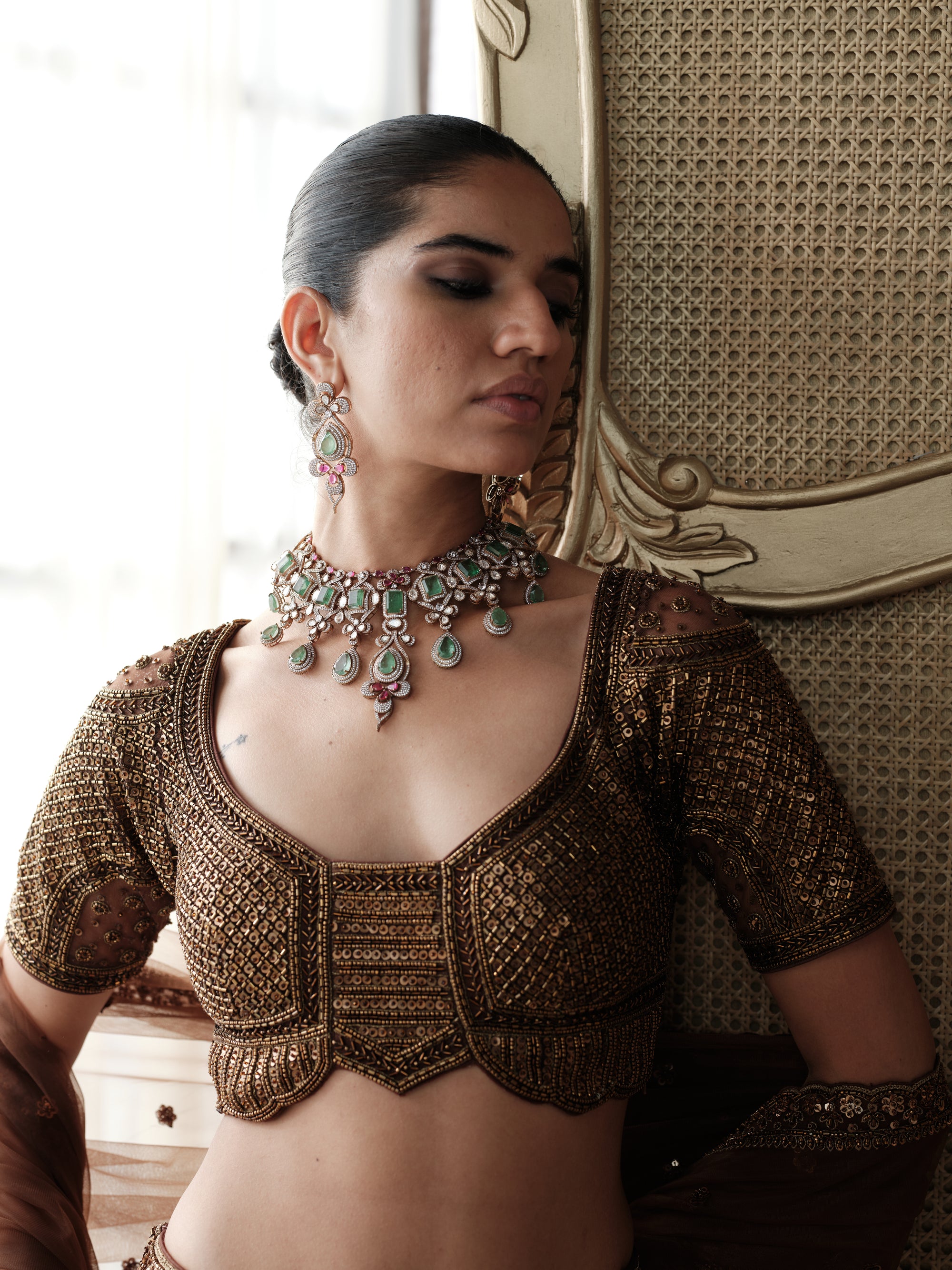 Cocoa Royale Embroidered Lehenga Set