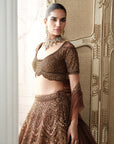Cocoa Royale Embroidered Lehenga Set