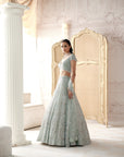 Glacial Mint Embroidered Lehenga Set