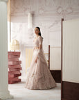 Ivory Blush Embroidered Lehenga Set