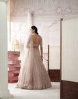 Ivory Blush Embroidered Lehenga Set