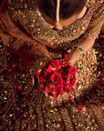 Mocha Naira Lehenga Set