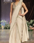 Sunlit Oasis Saree Set  - Ready to Ship
