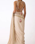 Sunlit Oasis Saree Set  - Ready to Ship