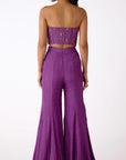 The Mystic Plum Sharara Set - Ready to Ship
