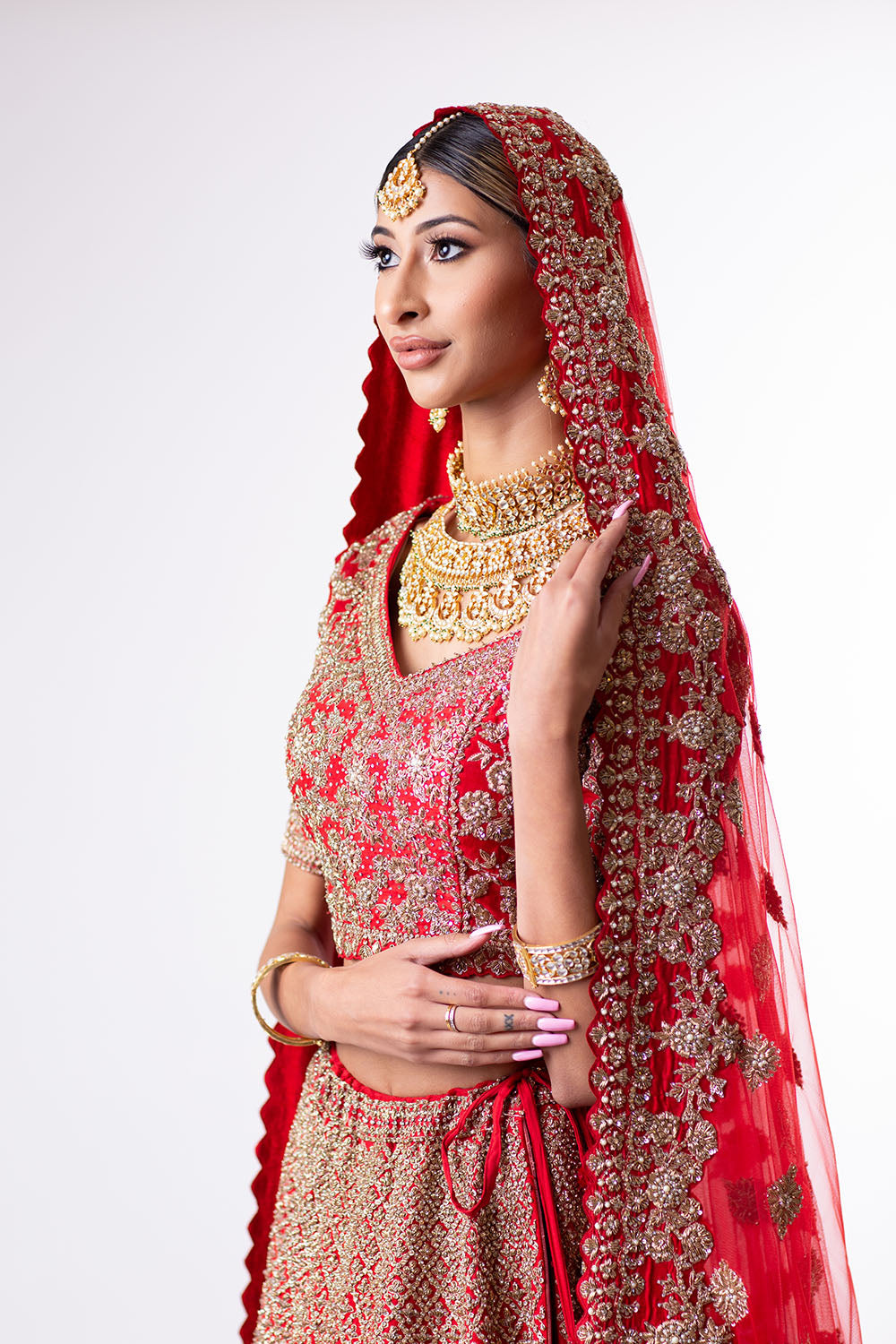 Sunny's Red Heritage Lehenga II - Ready to Ship
