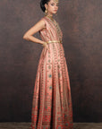 Peach Ombre Jacket Set | Muraqqa