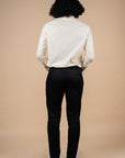 Pearl Ivory Double Piping Phoenix Shirt