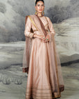 Powder Pink Anarkali Set | Baroda